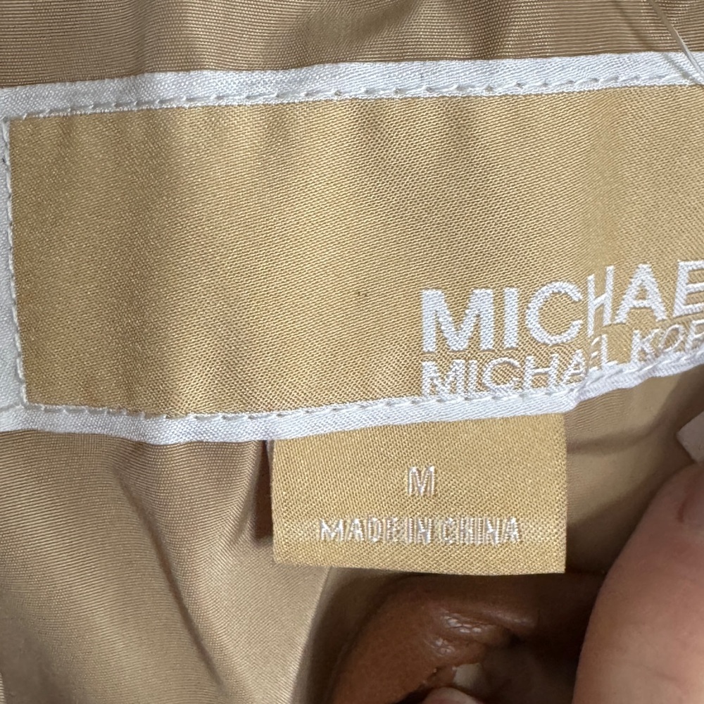 Michael Kors Quilted Khaki Jacket - Picture 4 of 7